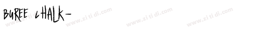 Buree Chalk字体转换